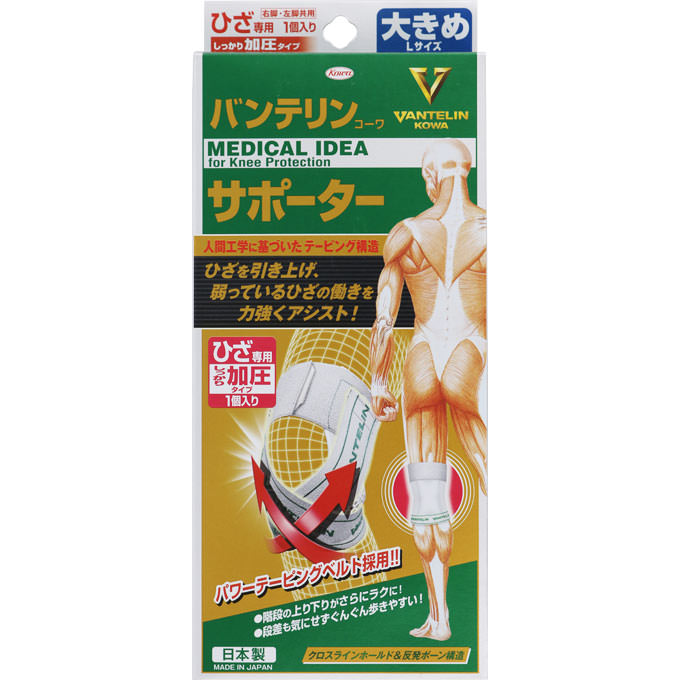 バンテリンサポーターひざ専用しっかり加圧タイプ 1コ | 興和