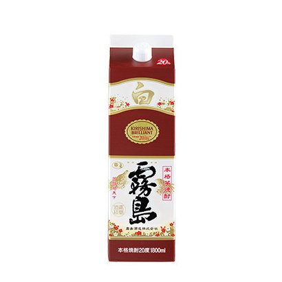 白霧島 芋 20度 チューパック 1800ml | 霧島