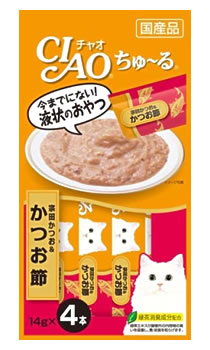 CIAOちゅーる 宗田鰹かつお節 14g×4 | イナバ食品