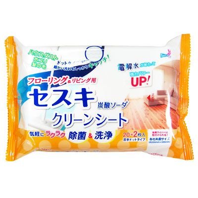 セスキ炭酸ソーダクリーンシート リビング用 22枚 | 友和