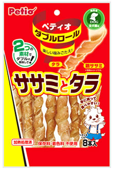 ダブルロール ササミとタラ 8本 | ペティオ