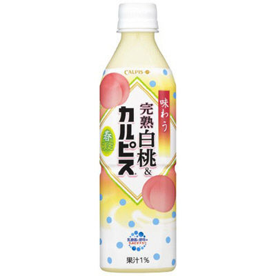 味わう完熟白桃&カルピス 500ml | カルピス