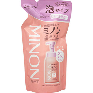 ミノン全身シャンプー泡タイプ　詰替 ４００ｍｌ