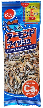 Ｅサイズプラスアーモンドフィッシュ ２８ｇ | でん六
