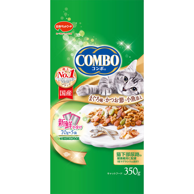 ミオコンボまぐろ味・かつおぶし・小魚 ３５０ｇ | 日本ペットフード