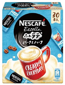 ネスカフェエクセラふわラテハーフ＆ハーフ ４．５ｇ×３０Ｐ | ネスレ