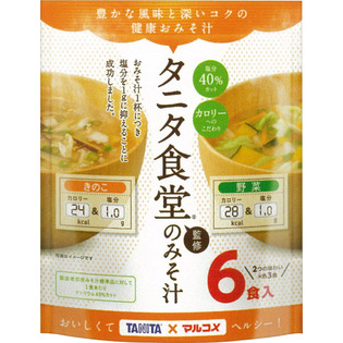 お徳用タニタ監修減塩みそ汁野菜 ６食 | マルコメ