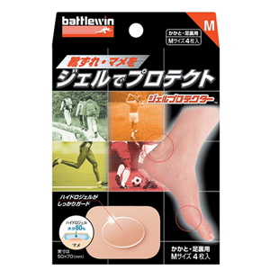 バトルウィン　ジェルプロテクター　Ｍサイズ 4枚 | ニチバン