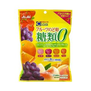 シーズケースフルーツのど飴糖類ゼロ 84g | アサヒグループ食品