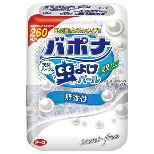 バポナ天然ハーブの虫よけパール260日用無香性 380g | アース製薬