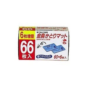 金鳥蚊取りマット12時間持続 66枚入 | 大日本除虫菊