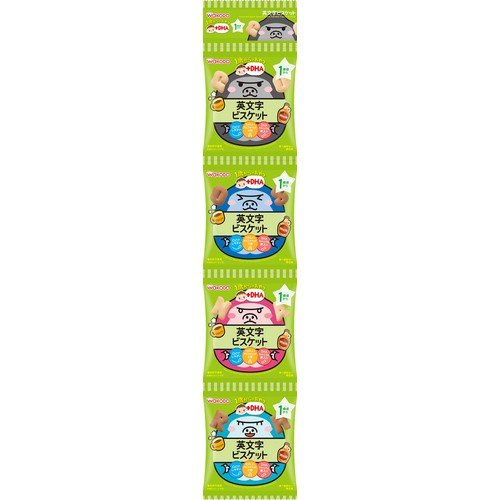 １歳からのおやつ＋ＤＨＡ英文字ビスケット １4ｇ×４袋 | アサヒグループ食品