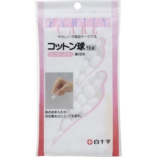 ファミリーケア(FC)コットン球 10g | 白十字