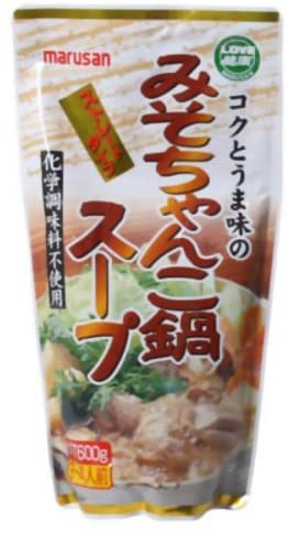 みそちゃんこ鍋スープ ６００ｇ | マルサンアイ