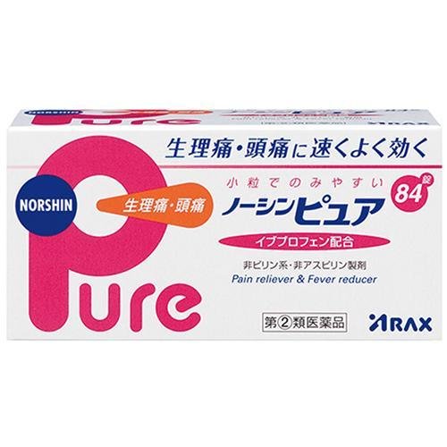 【指定第2類医薬品】ノーシンピュア ８４錠 | アラクス