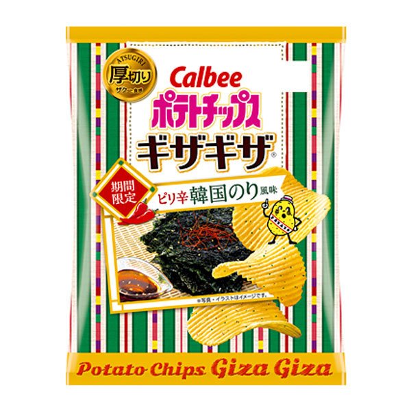 ポテトチップスギザギザ韓国のり風味 ５８ｇ | カルビー