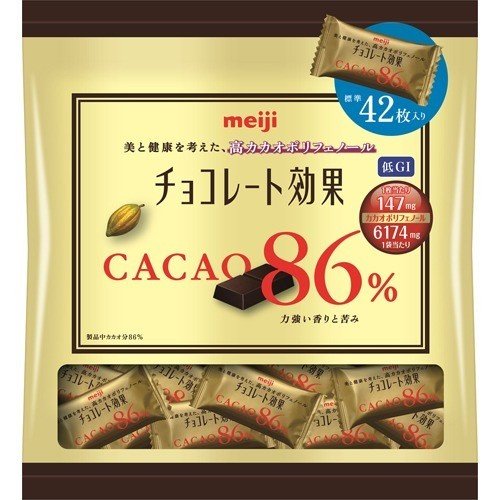 在庫状況】チョコレート効果カカオ86％大袋 210g | 明治製菓取扱