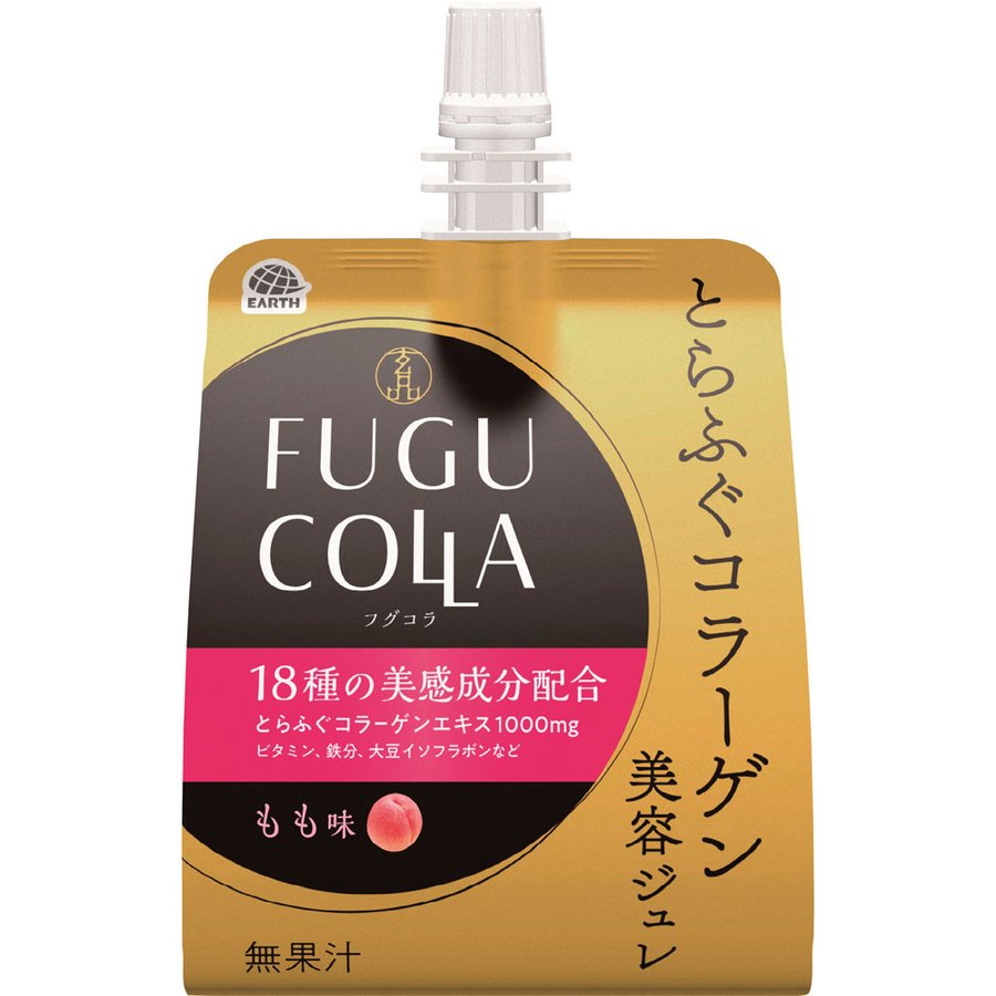 とらふぐコラーゲン美容ジュレ　もも味 １５０ｇ | アース製薬
