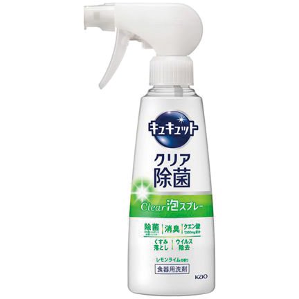 キュキュット除菌泡スプレーレモン本体 ３００ｍｌ | 花王