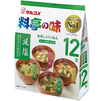 お徳用料亭の味みそ汁減塩 １２食 | マルコメ