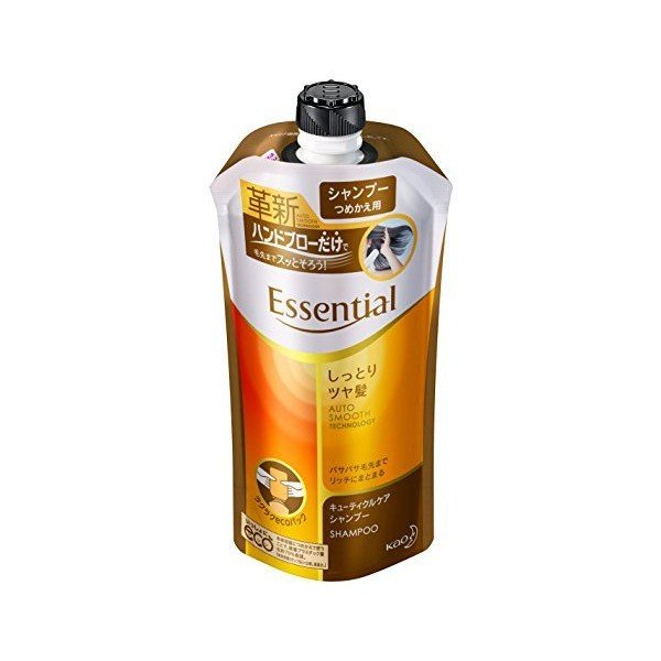 エッセンシャル　しっとりツヤ髪ＳＰ　つめかえ用 ３４０ｍｌ | 花王