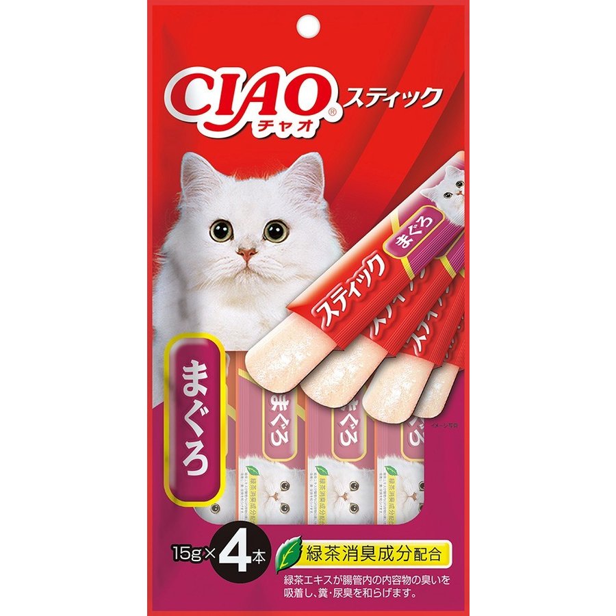 ＣＩＡＯスティックまぐろ １５ｇ×４本 | イナバ食品