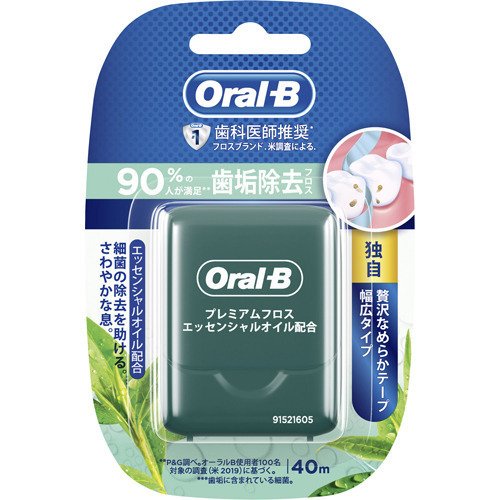 オーラルＢＤフロスＥオイル配合４０ｍ ４０ｍ　２０枚入 | P&G