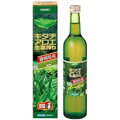 キダチアロエ生葉搾り ５００ｍｌ | オリヒロ