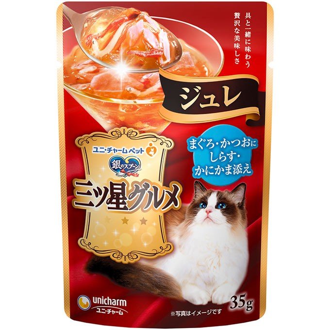 三ツ星ジュレしらすかにかま ３５ｇ | ユニ・チャーム