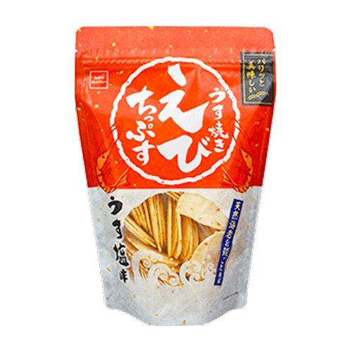 うす焼きえびちっぷす　うす塩味 ８０ｇ | おやつカンパニー