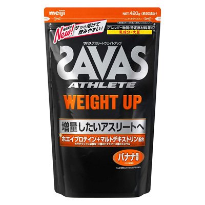 ザバスウェイトアップ　バナナ風味 ４２０ｇ | 明治製菓