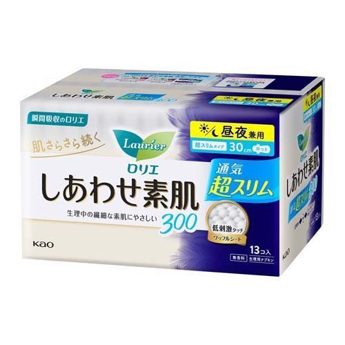 しあわせ素肌スリム３０昼夜兼用羽１３ １３個 | 花王