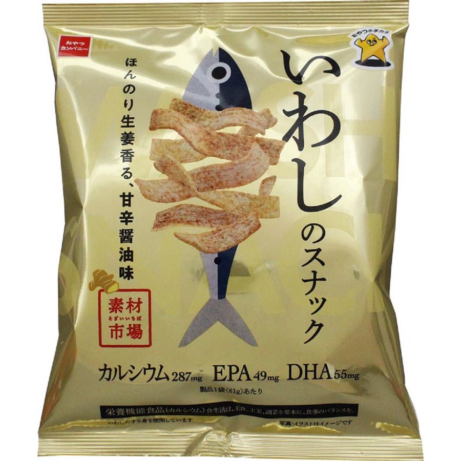 いわしのスナック生姜香る甘辛しゅうゆ ６１ｇ | おやつカンパニー