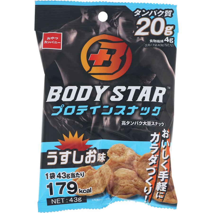 ＢＳプロテインスナック　うすしお味 ４３ｇ | おやつカンパニー