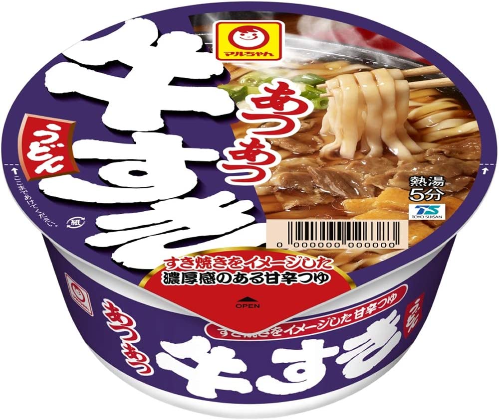 マルちゃん　あつあつ牛すきうどん １０２ｇ | 東洋水産