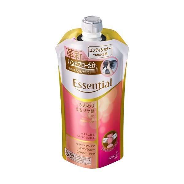 エッセンシャル　ふんわりうるツヤ髪ＣＤつめかえ ３４０ｍｌ | 花王