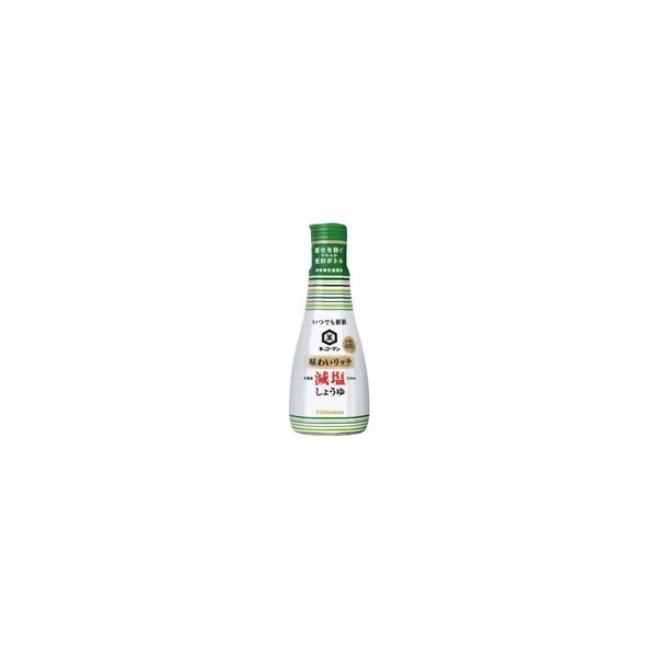 いつでも新鮮　味わいリッチ減塩醤油 ２００ｍｌ | キッコーマン