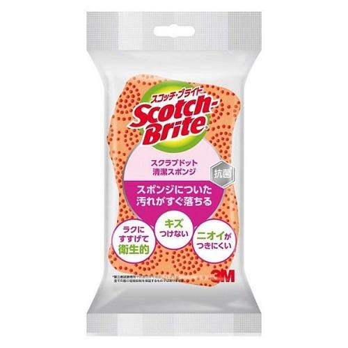 スクラブドット清潔スポンジオレンジ １個 | スリーエムＪＰ