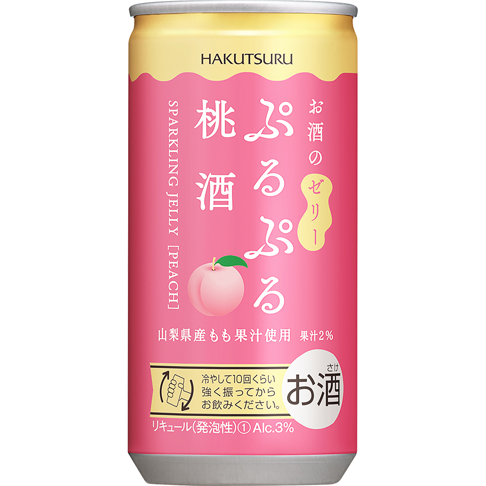 白鶴　ぷるぷる桃酒 １９０ｍｌ | 白鶴