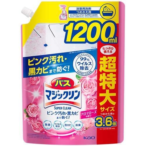 バスマジＳＣ　Ａローズ　超特大替え １２００ｍｌ | 花王