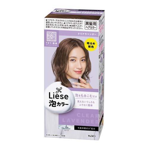 リーゼ泡カラークリアラベンダー １液３４ｍｌ、２液６６ｍｌ、トリートメント８ｇ | 花王