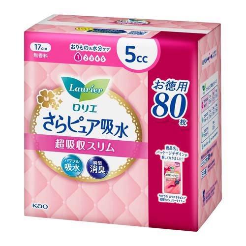 ロリエさらピュア　スリム　５ｃｃ大 ８０枚 | 花王