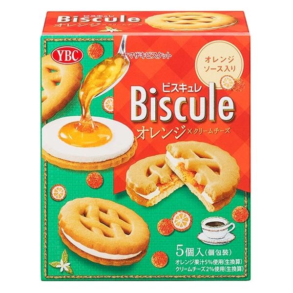 ビスキュレオレンジｘクリームチーズ ５個 | ナビスコ