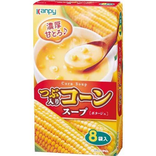 つぶ入り　コーンスープ（ポタージュ） ８袋入 | カンピー