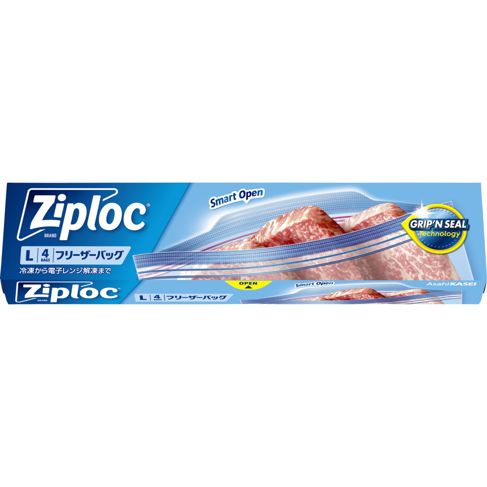 ジップロックフリーザーバッグＬ | 旭化成