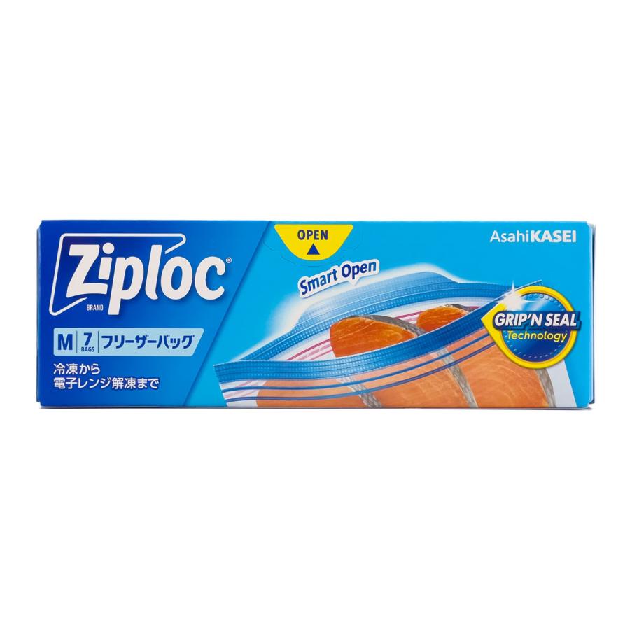 ジップロックフリーザーバッグＭ | 旭化成