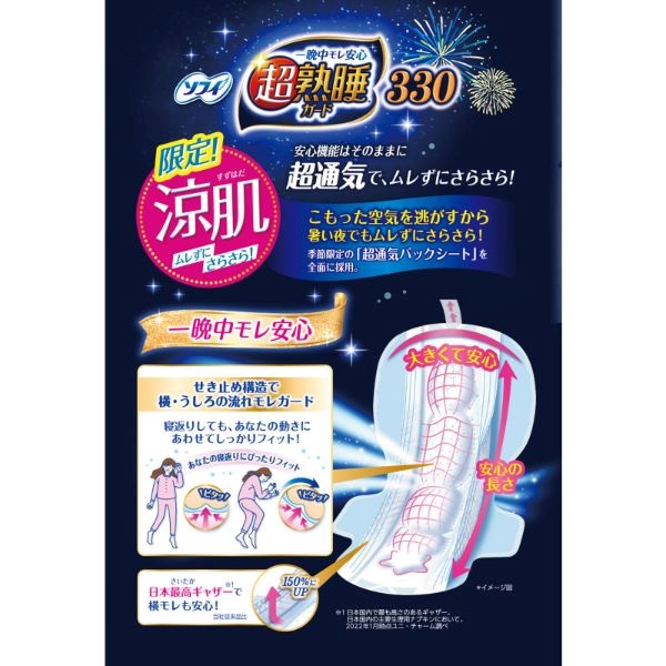 ソフィ超熟睡ガード涼肌３３０　１４枚 １４枚 | ユニ・チャーム