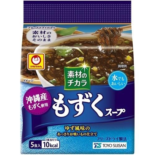 マルちゃん素材のチカラ　もずくスープ ３．６ｇ×５食 | 東洋水産
