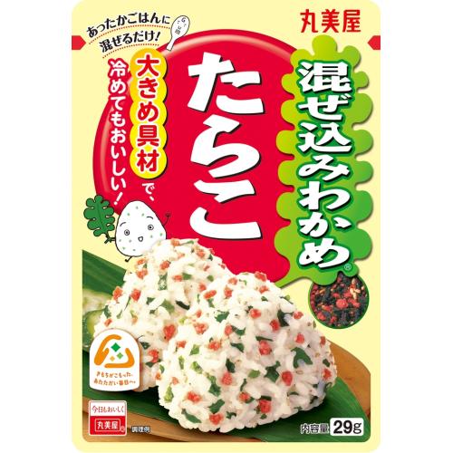 混ぜ込みわかめ　たらこ　袋入 ２９ｇ | 丸美屋