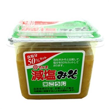 減塩みそ米こうじ　カップ ５００ｇ | マルヱ醤油